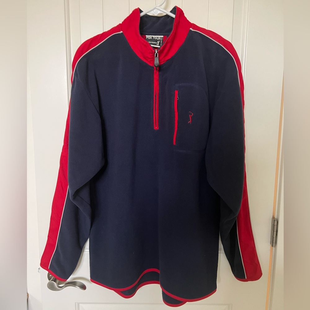 Mens Fleece Sweater Size L
